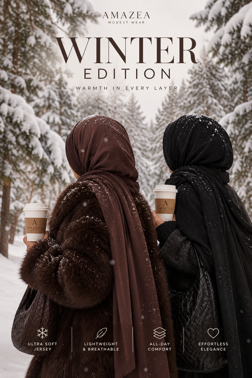 AMAZEA Winter Edition Jersey Hijab
