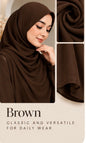 AMAZEA Pure Modal Hijab – Brown