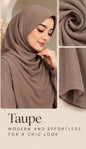 AMAZEA Pure Modal Hijab – Taupe
