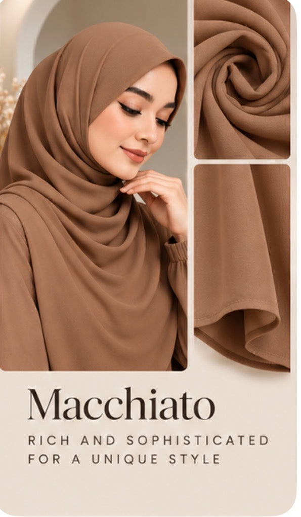 AMAZEA Pure Modal Hijab – Macchiato